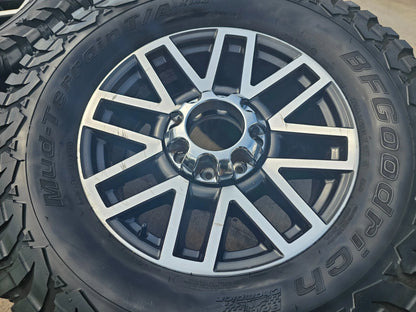 20" Ford F-250 F-350 OEM 10104 LARIAT rims wheels BFG KM2 37"