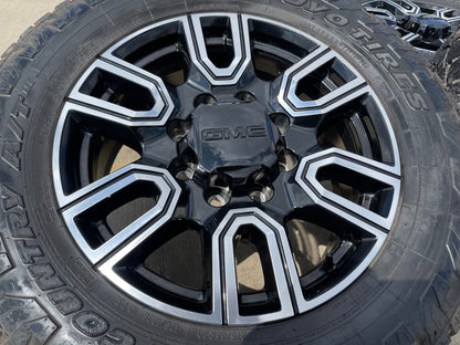 20" GMC Sierra AT4 2500 3500 OEM wheels rims 5950 Silverado tires TOYO A/T3