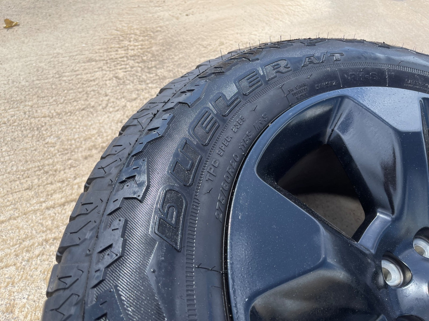 20" Ram 1500 LIMITED Laramie wheel rim black OEM 2675 2722 spare single