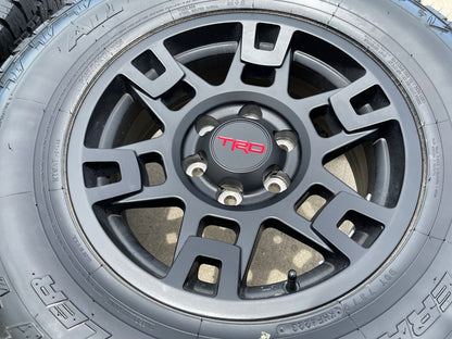 17" Toyota Tacoma 4Runner OEM wheels rims black 75167 TRD FJ 2021 2022 2023 NEW