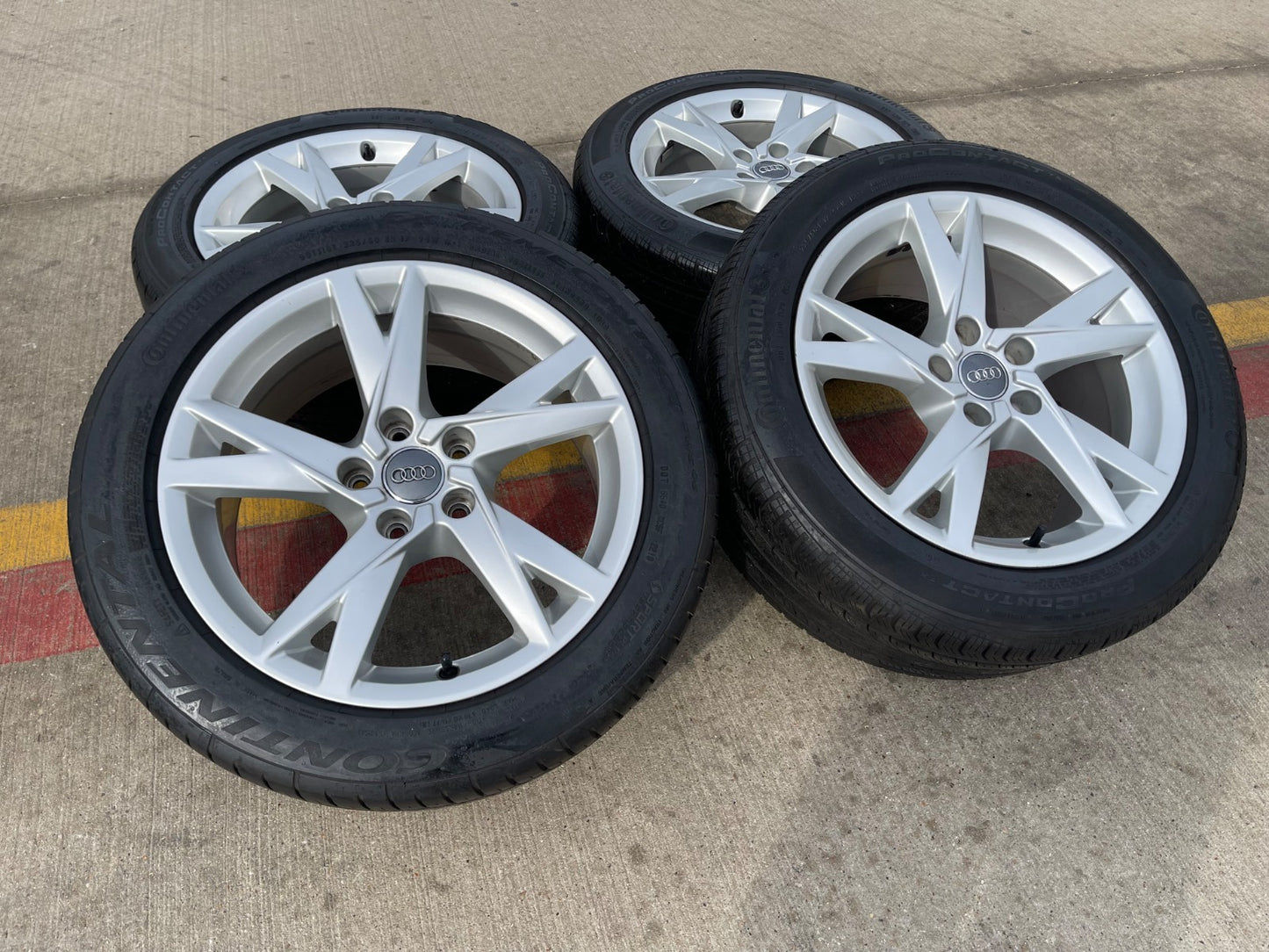 17" Audi A4 OEM 5829 wheels rims A3 A5 A6 tires 2020 2021 2022 2023 2024 2025