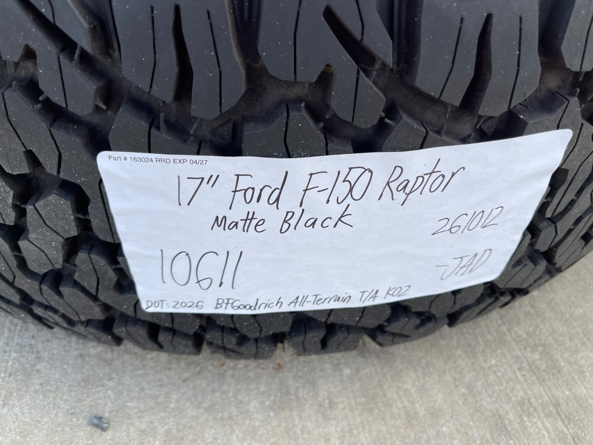 17" Ford F-150 Raptor OEM 10611 rims wheels Bronco SET 2026 2027 BFG 35" NEW