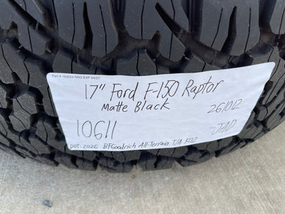 17" Ford F-150 Raptor OEM 10611 rims wheels Bronco SET 2026 2027 BFG 35" NEW