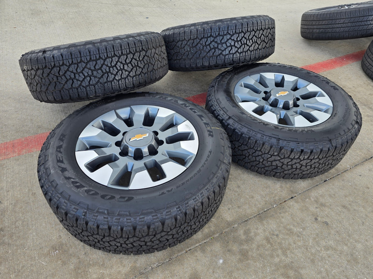 20" Chevy Silverado GMC Sierra AT4 2500 3500 OEM 5960 wheels rims 2024 2025 NEW