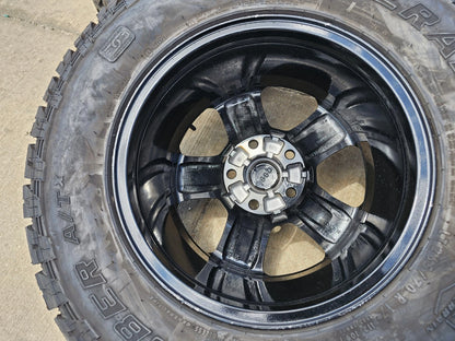 17" Jeep Wrangler Rubicon OEM Black wheels rims 9216 Gladiator GENERAL A/TX