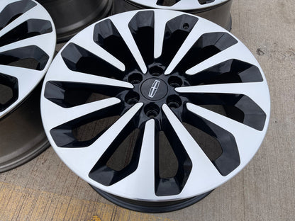 22" Lincoln Navigator BLACK LABEL OEM 95385 10498 rims wheels 2023 2024 2025