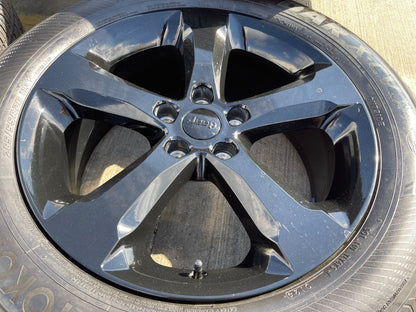20" Jeep Grand Cherokee L OEM black wheels rims 9287 95199 tires