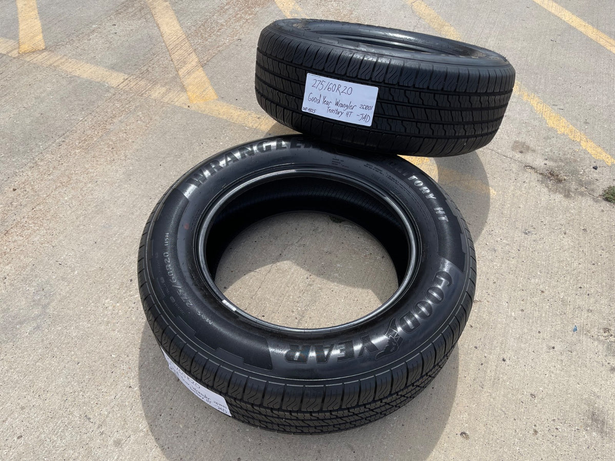 275/60/20 Goodyear Wrangler Territory H/T tire 275/60R20 LR 115H TAKE OFFS NEW