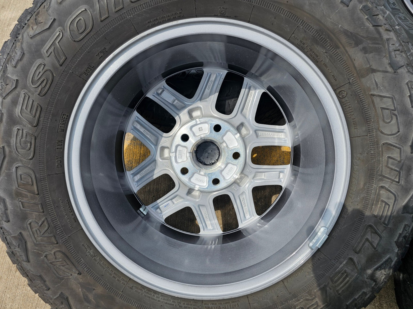 17" Jeep Wrangler Rubicon Sport S OEM wheels rims 51649 Gladiator DUELER A/T