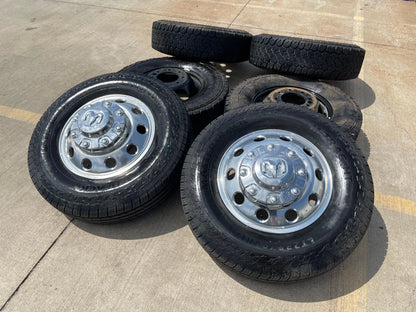 17" Dodge Ram 3500 Dually Laramie 8x200 wheels rims 2701 2702 OEM FIRESTONE