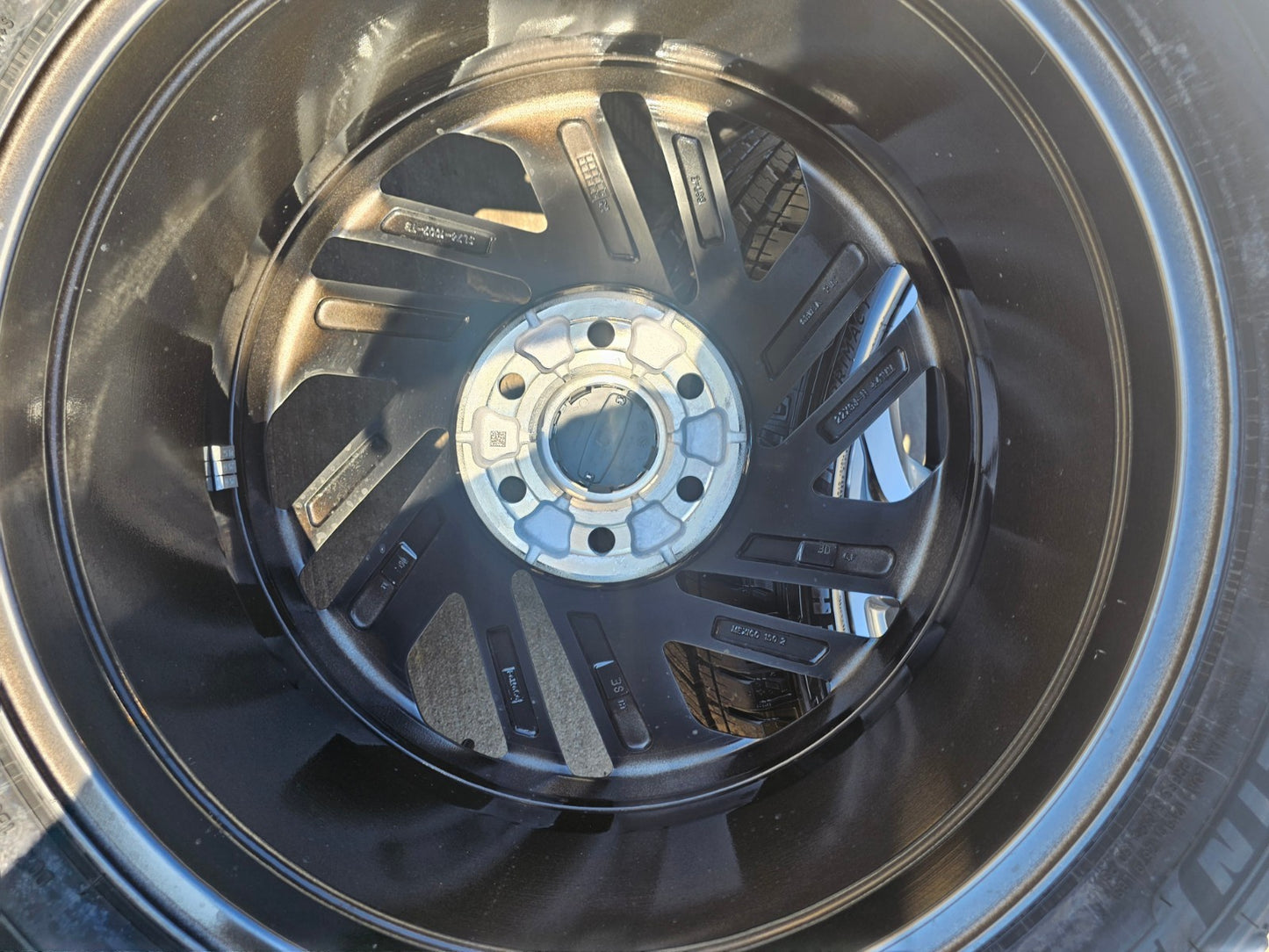 22" Lincoln Navigator OEM 94225 rims wheels BLACK LABEL 2025 2026 MICHELIN NEW