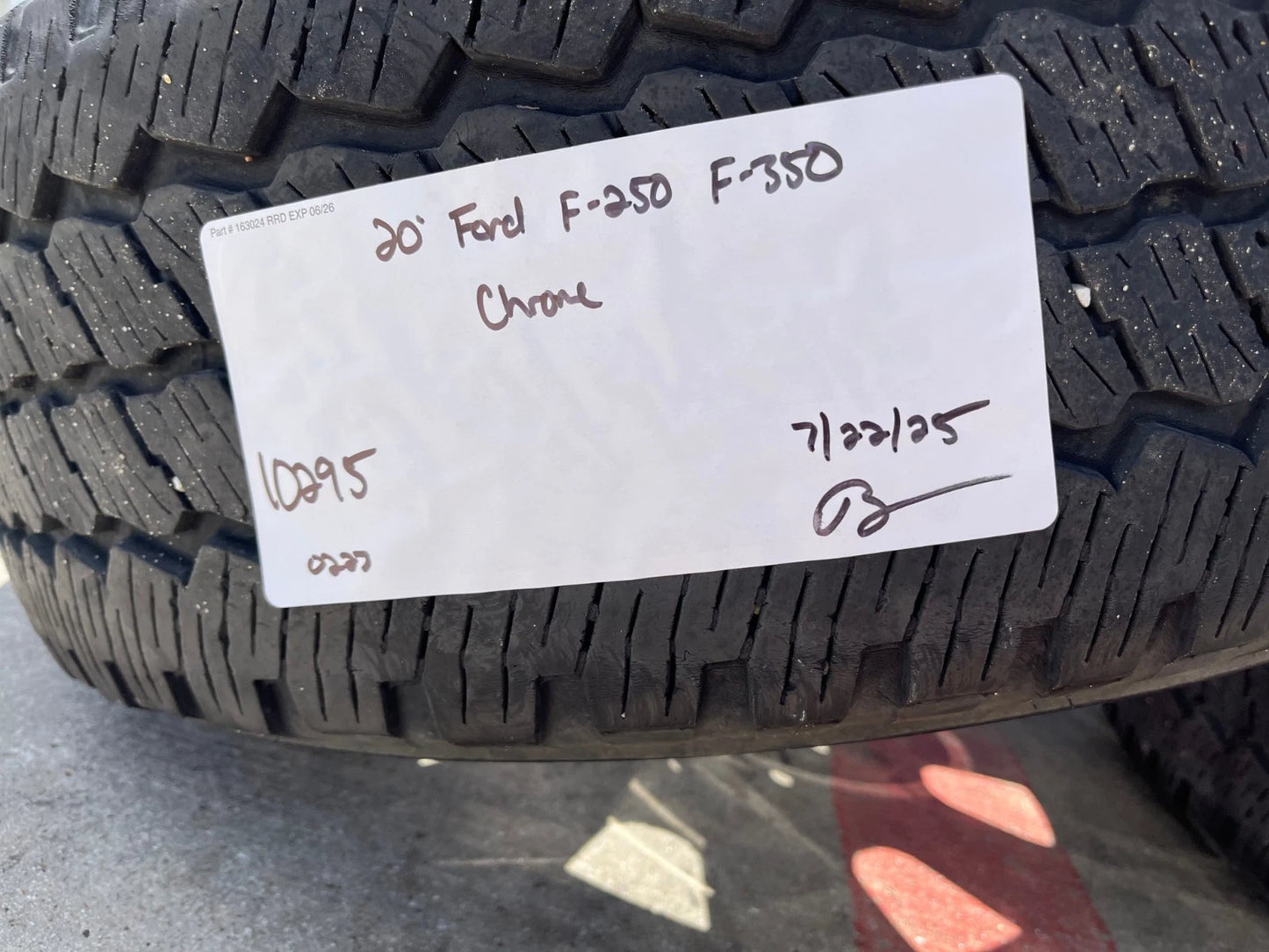 20" Ford F-250 F-350 OEM chrome Lariat wheels rims 10295 25085 10552 2024 2025