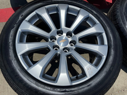 22" Chevy Silverado High Country OEM 5922 wheels rims Tahoe SET