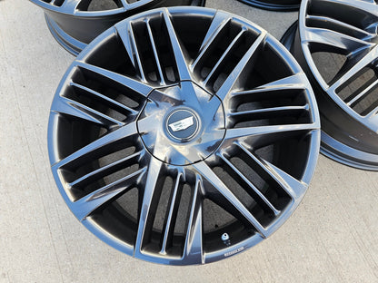 NEW 24" Cadillac Escalade IQ Deep Space EV OEM SET wheels rims Hummer 2025-2027