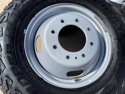 (6) 17" Ford F-350 Dually OEM rims wheels 3615 99016 tires SET COOPER A/T