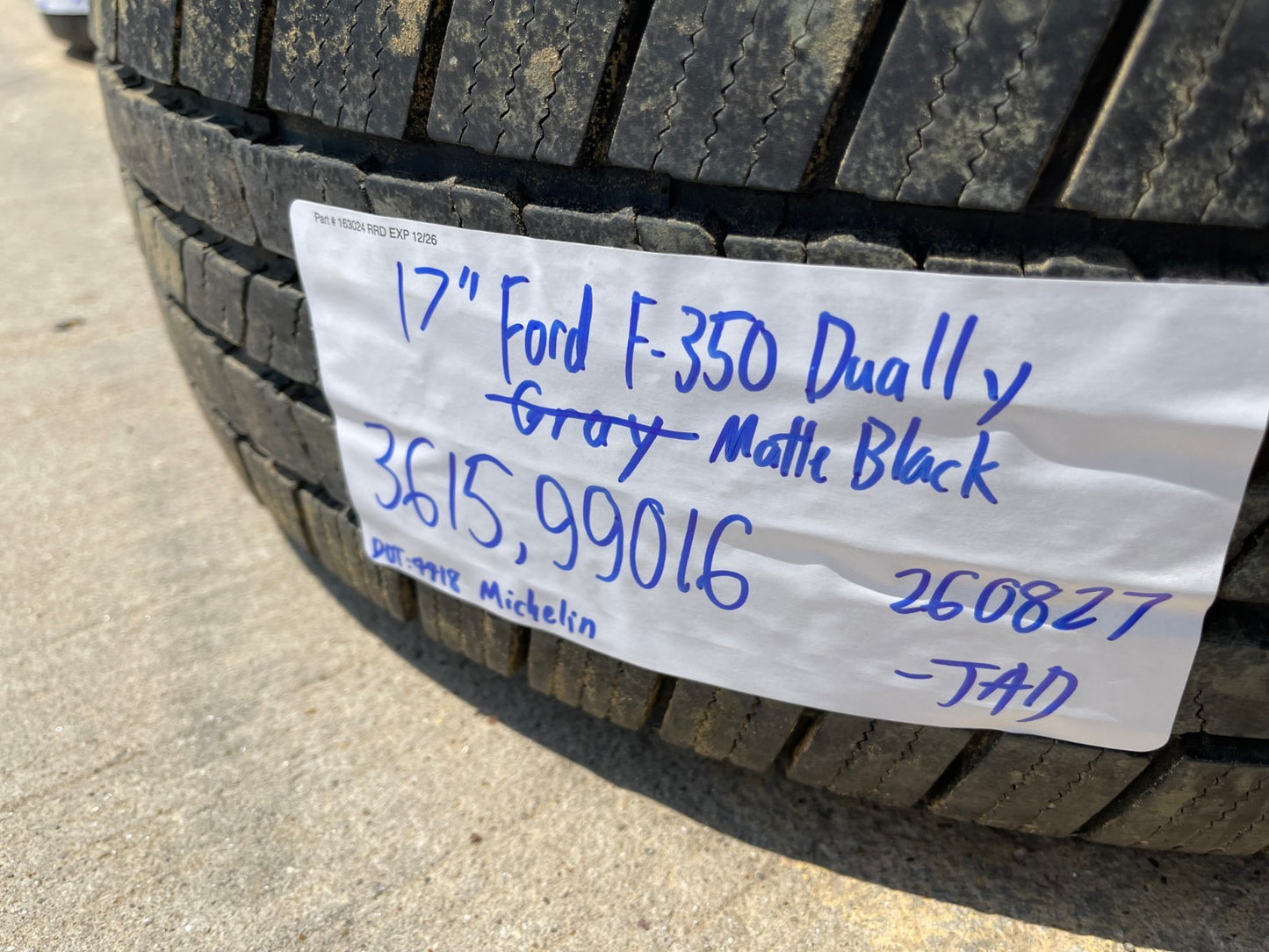 (1) 17" Chevy Silverado GMC Sierra 3500 Dually rim wheel OEM 8094 SINGLE
