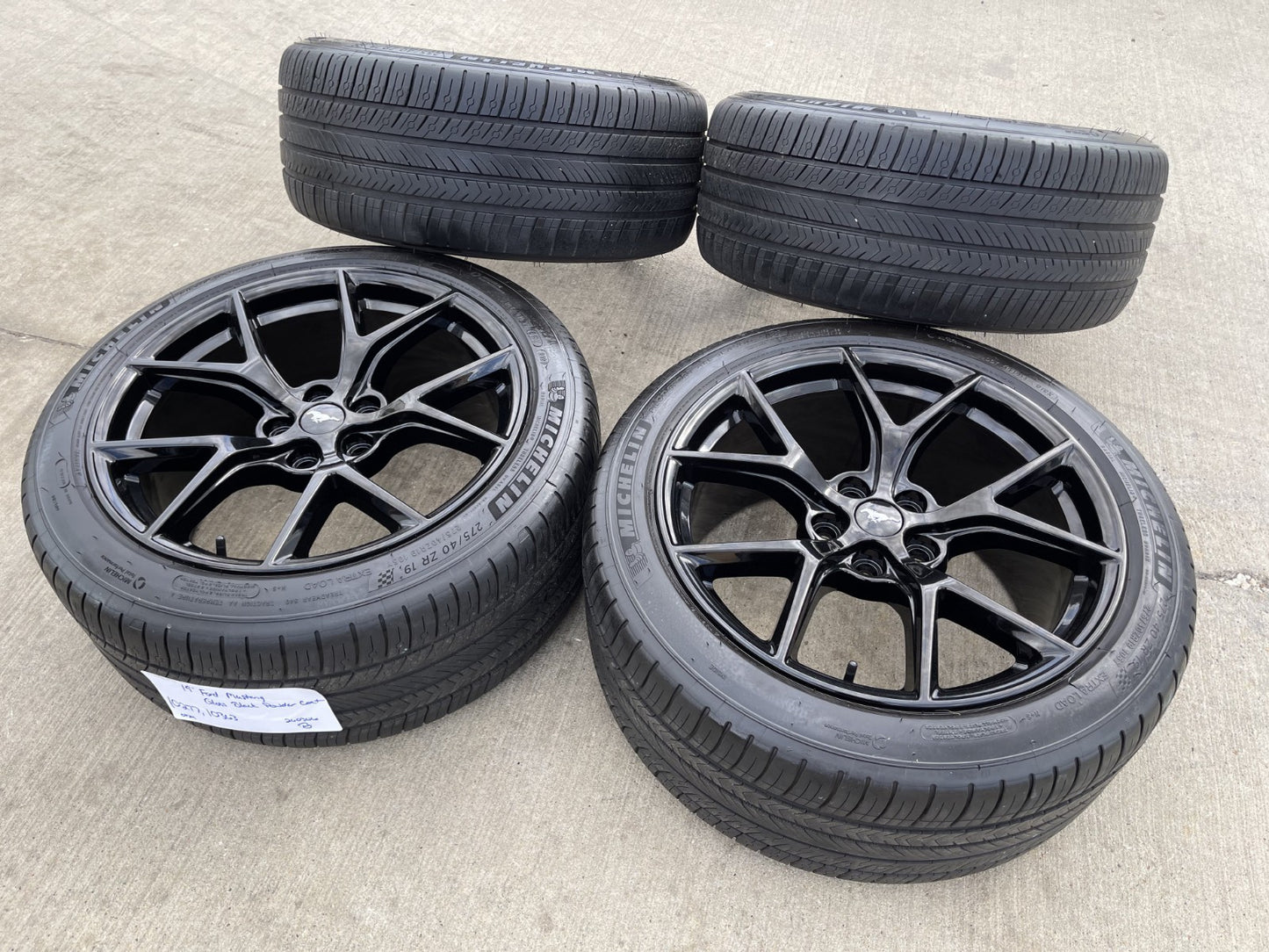 19" Ford Mustang GT Track Pack OEM 10277 10363 wheels rims tires MICHELIN