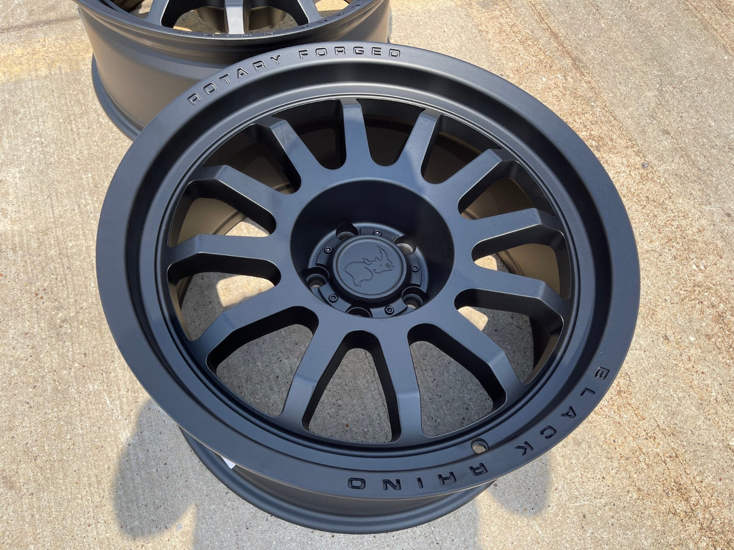 (1) 20" 20x9.5 Black Rhino Rapid RF Jeep Wrangler Gladiator wheel rim NEW