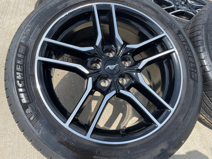 18" Ford Mustang GT OEM 10157 wheels rims SET 2021 2022 2023 2025 2026 MICHELIN