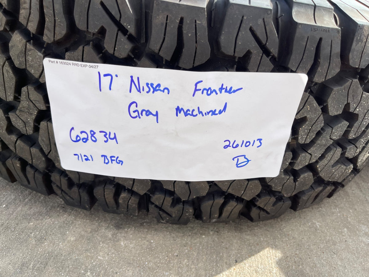17" Nissan Frontier X-PRO OEM 62834 Desert Runner wheels rims BFG KO2 A/T NEW
