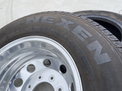 (1) 17" Dodge Ram 3500 Dually Laramie 8x200 REAR wheel rim 2702 OEM tire NEXEN