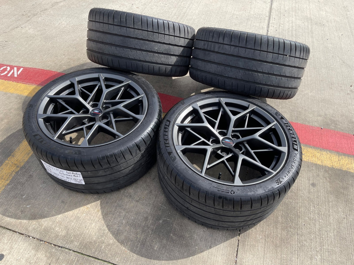 19" 19x10.5 19x11 Ford Mustang GT Track Pack PREFORMANCE OEM wheels rim MICHELIN