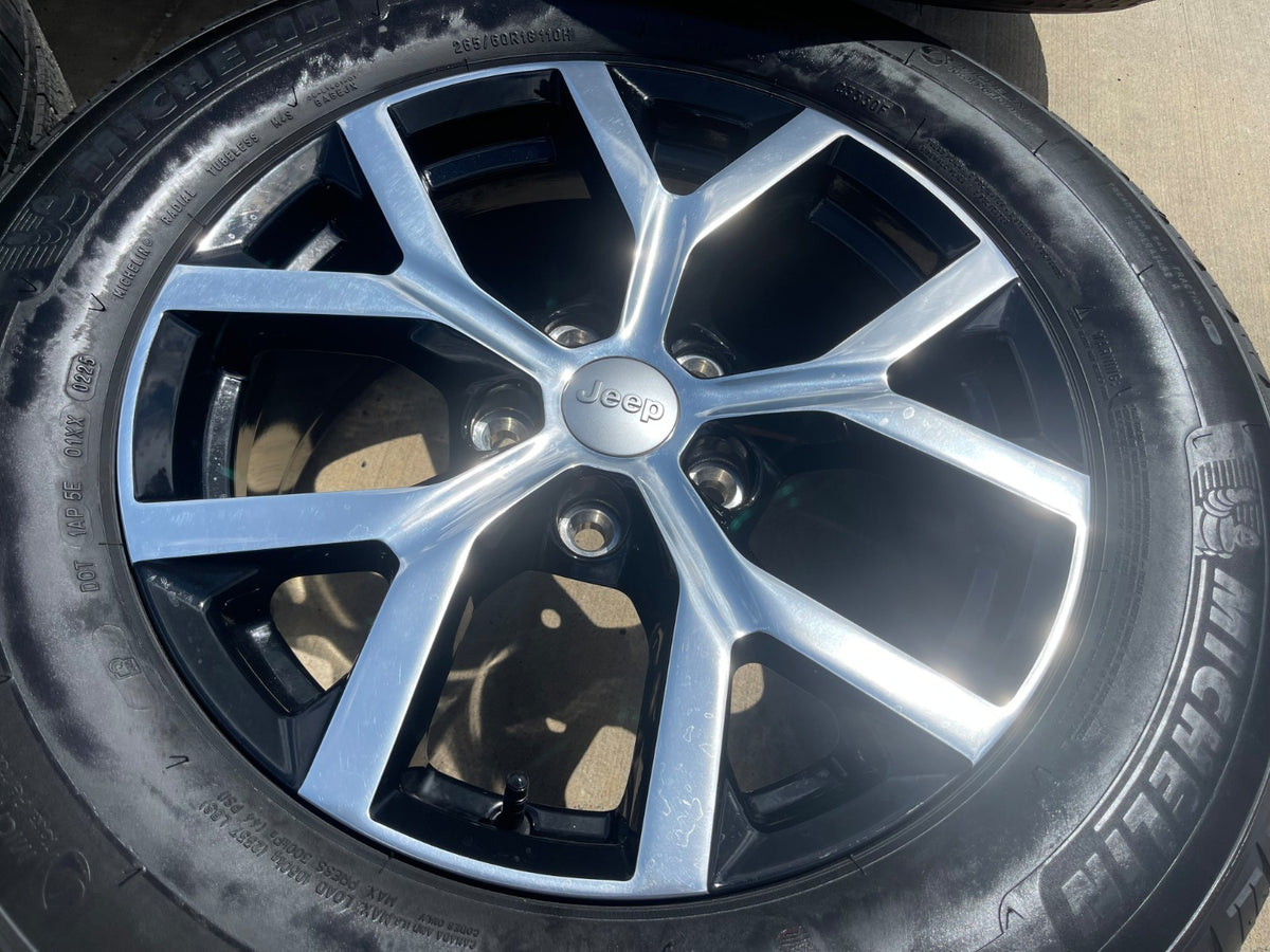 18" Jeep Grand Cherokee L OEM wheels rims 9285 95198 Durango 2025 2026 MICHELIN