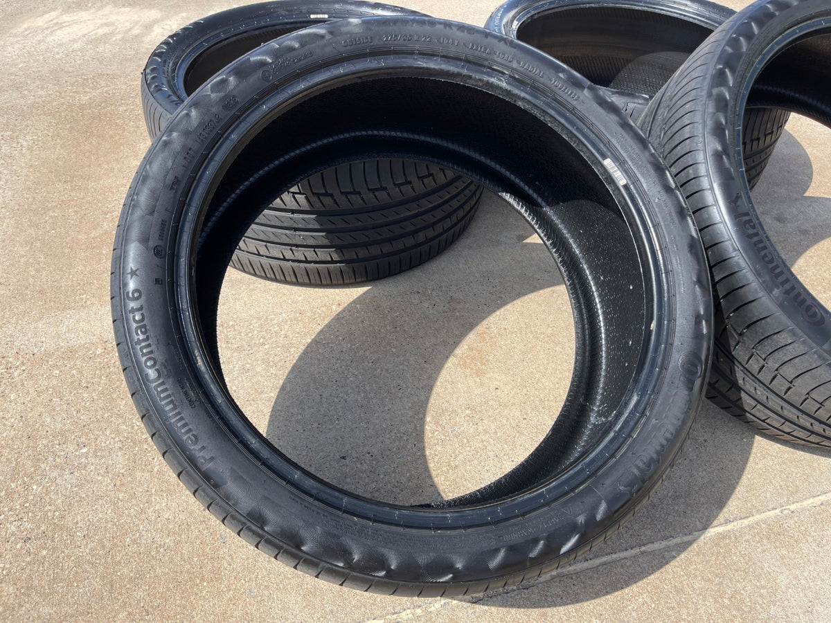 (2) 275/35/22 + (2) 315/35/22 Continental Premium Contact 6 104Y XL tires