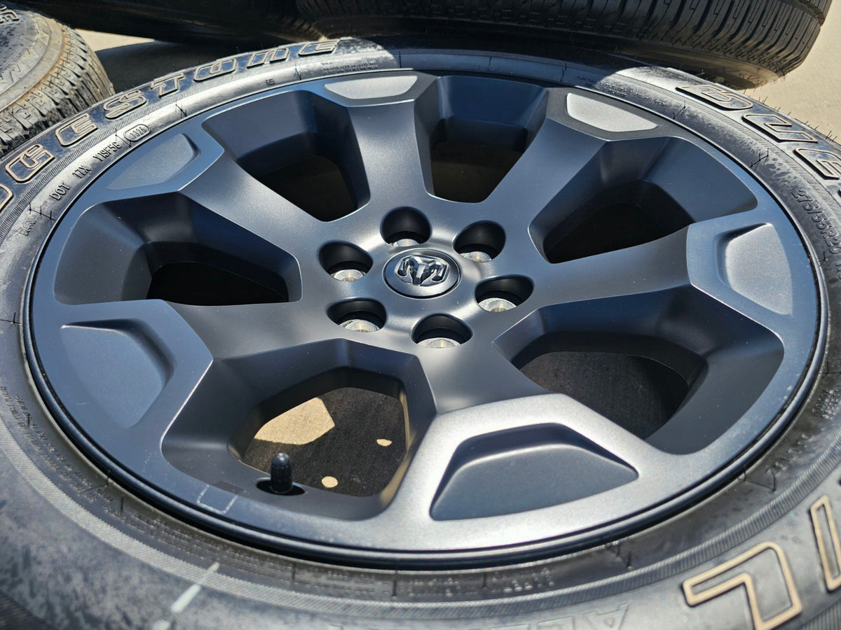 20" Dodge Ram 1500 OEM Laramie Black 2462 2680 wheels rims 2026 2027 SET NEW