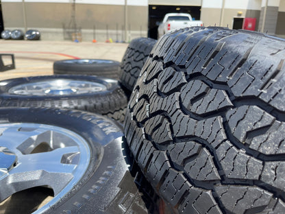 18" Ford F-150 Expedition 3779 OEM rims wheels tires SET GOODYEAR NEW