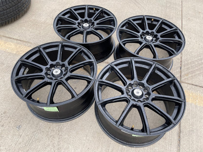 18" 18x8 Enkei Control wheels rims Toyota Camry Avalon Corolla SET 5x100 5x114.3
