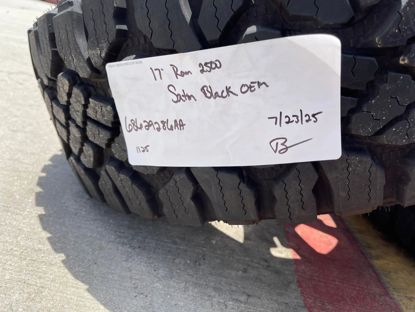 17" Ram 2500 3500 Laramie Power Wagon OEM wheels rims tires 2025 2026 NEW