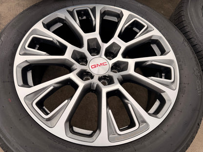 22" GMC Yukon Sierra DENALI OEM wheels rims Tahoe tires 2024 2025 2026 NEW