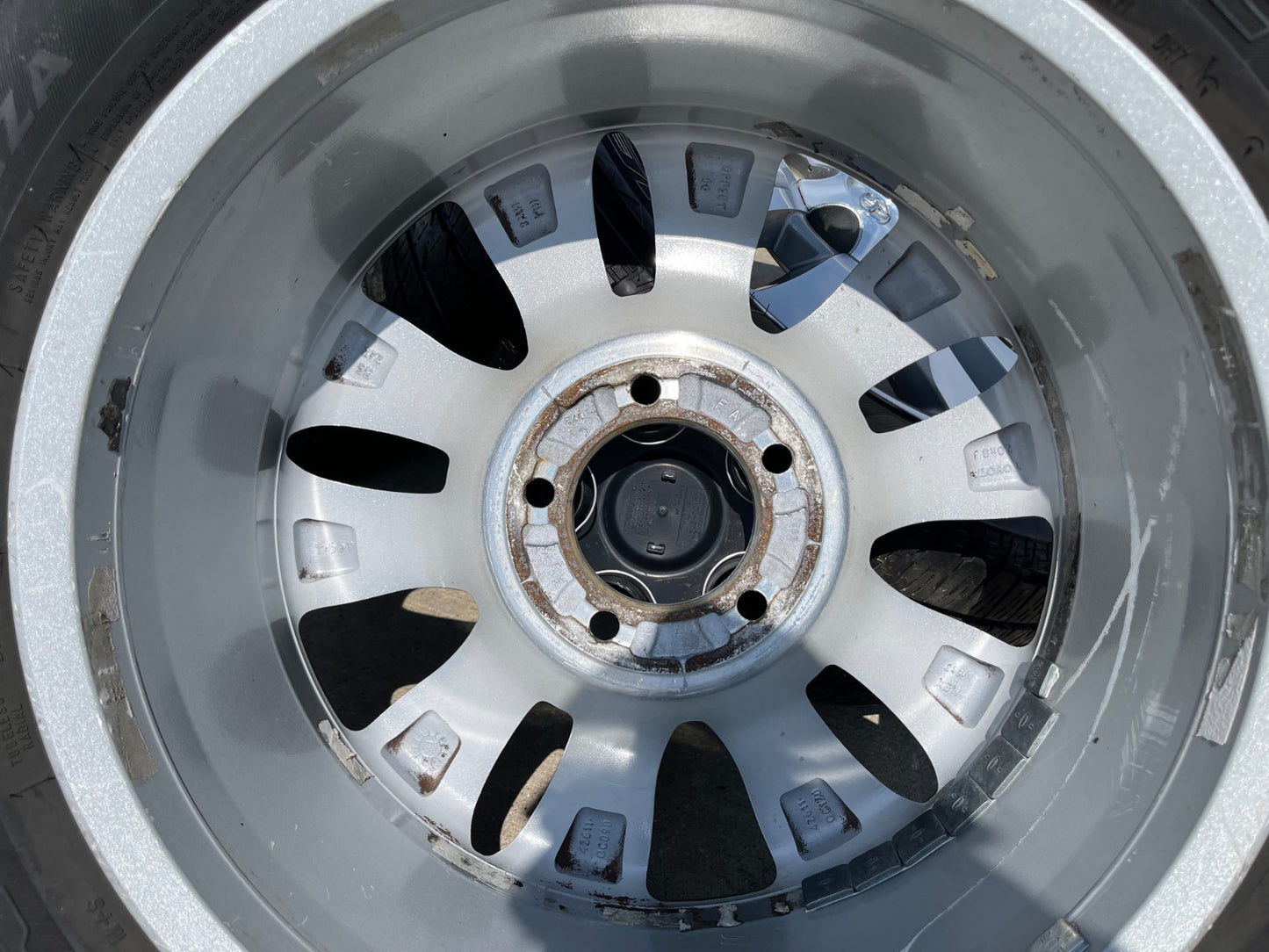 20" Toyota Tundra PLATINUM OEM 69533 SET wheels rims 5x150 tires BRIDGESTONE