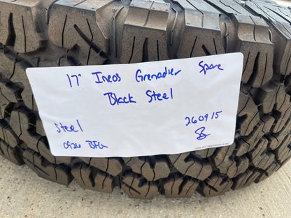 17" INEOS Grenadier Quartermaster OEM wheel rim 2025 2026 2027 NEW BFG KO2 A/T