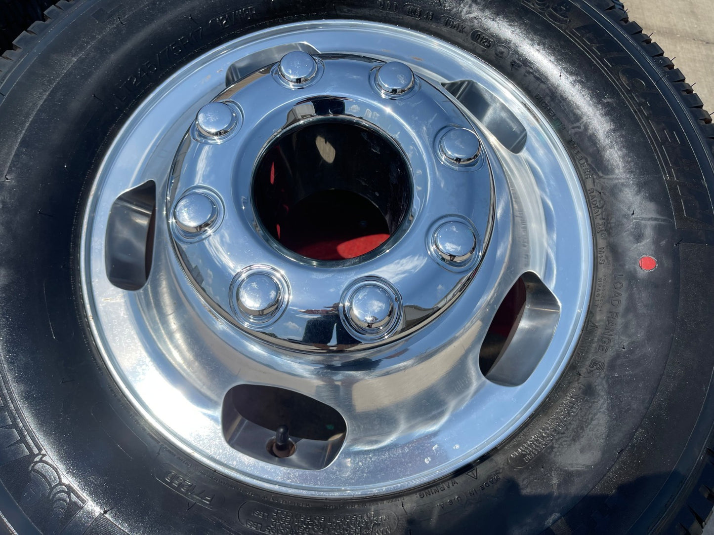 17" Ford F-350 Dually OEM 10477 10478 rims wheels SET tires MICHELIN A/T2 NEW
