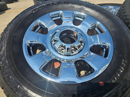 20" Ford F-250 F-350 OEM chrome Lariat 10295 wheels rims 2024 2025 NEW