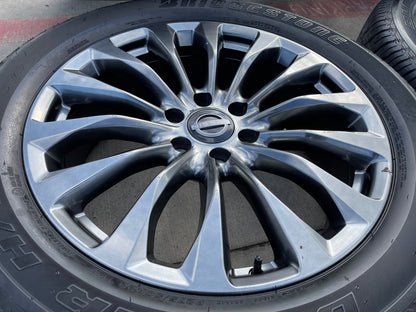 22" Infiniti QX80 QX56 Nissan Titan OEM wheels rims 62799 73770 tires