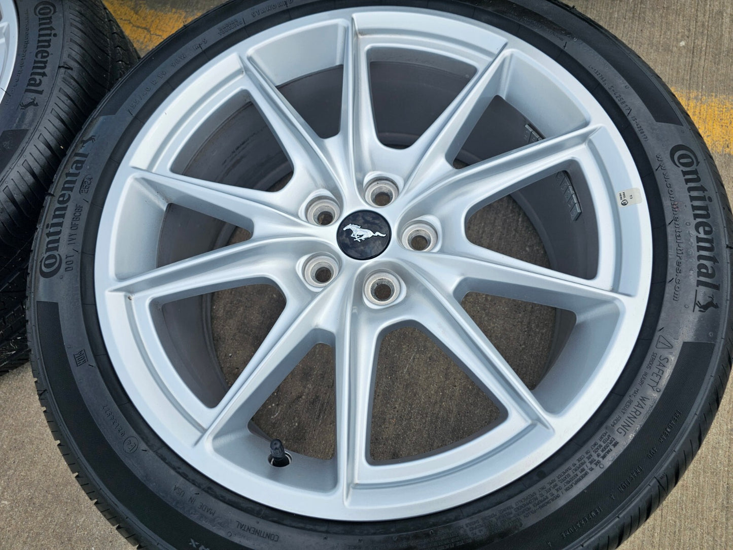 19" Ford Mustang Stealth GT OEM wheels rims 95759 tires 2021 2022 2023 2024 2025