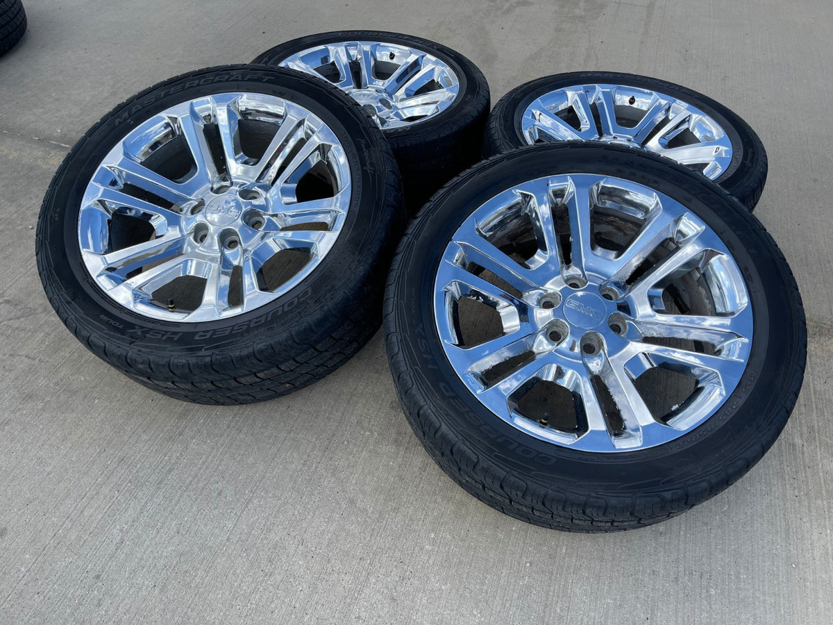 22" GMC Yukon DENALI OEM 4741 wheels rims tires Sierra SET DISCOUNTED