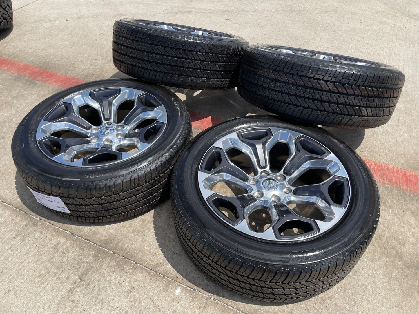 NEW 22" Dodge Ram 1500 OEM LIMITED wheels rims SET RIM# 2685 FITS 2019-2027