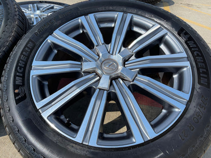 21" Lexus LX570 Toyota Land Cruiser OEM 74341 wheels rims 5x150 MICHELIN NEW