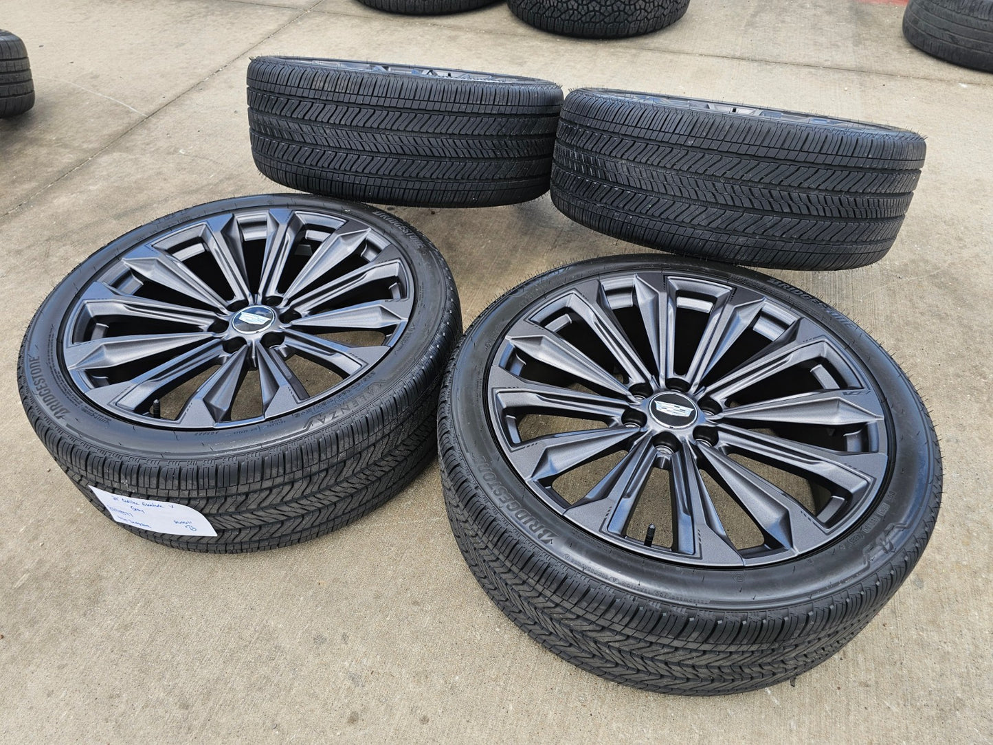 24" Cadillac Escalade V PLATINUM OEM wheels rims tires 2024 2025 2026 2027 NEW