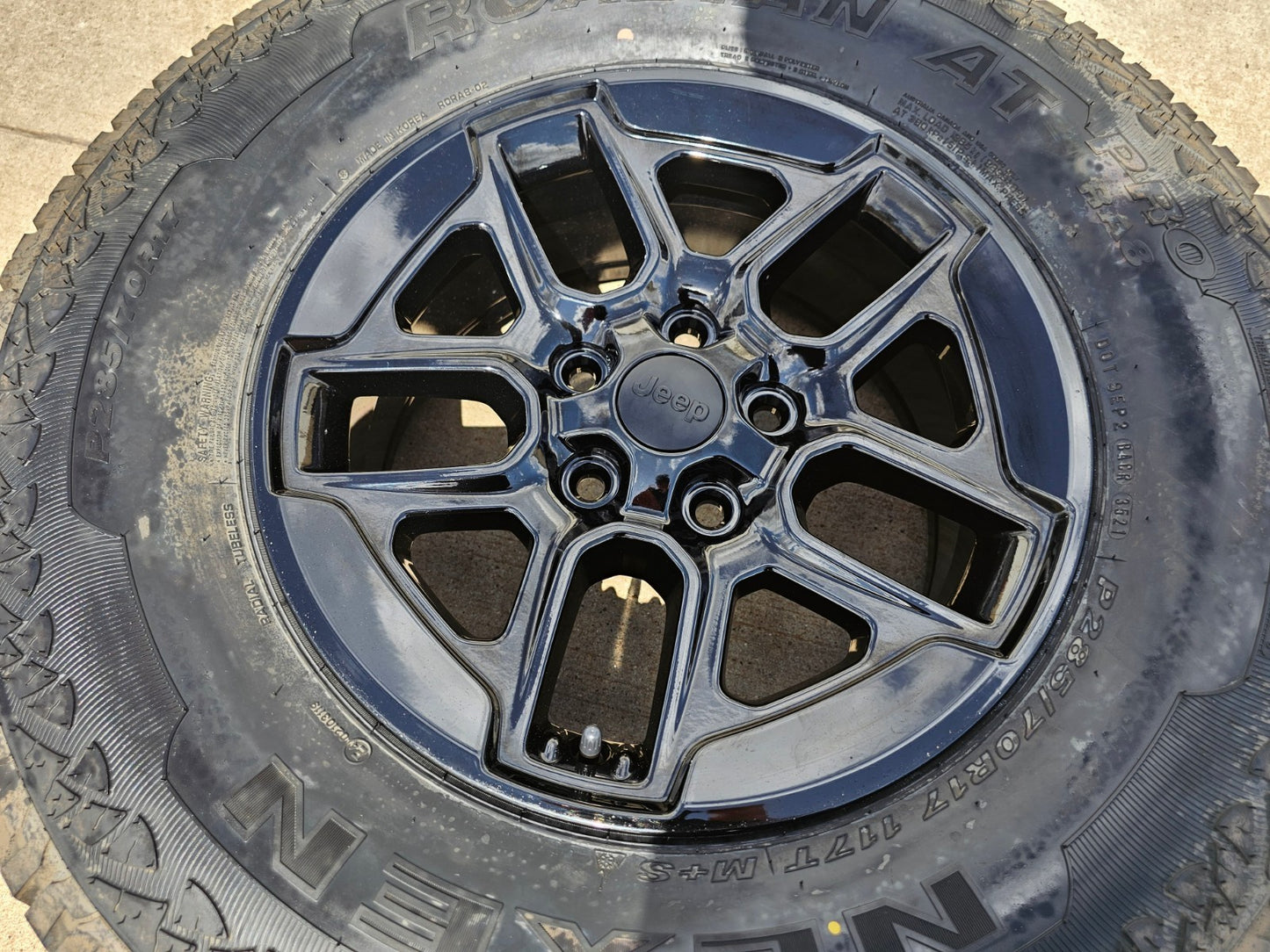 17" Jeep Wrangler Gladiator Rubicon OEM 9219 SPARE wheel rim 2020 2021 2022 2023