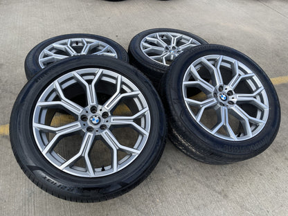 21" BMW X6 X7 OEM 86533 96409 Series 753 wheels rims tires BRIDGESTONE