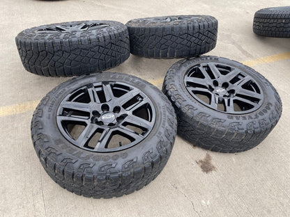 20" Chevy Silverado Tahoe Suburban ZR2 OEM wheels rims 5913 black tires