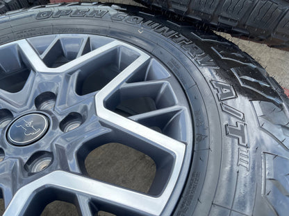 18" Jeep Grand Cherokee OEM 9331 wheels rims Wrangler Gladiator 2024 2025 NEW