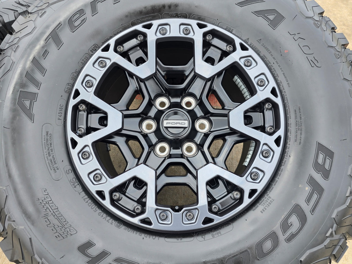 NEW 17" Ford F-150 Raptor R OEM BEADLOCK rims wheels SET 2004-2027