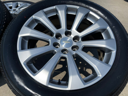 22" Chevy Silverado High Country OEM 5922 wheels rims Tahoe BRIDGESTONE NEW