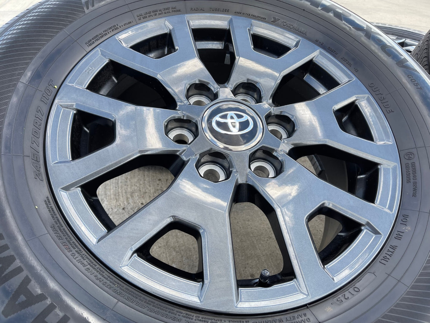 17" Toyota 4Runner Tacoma TRD OEM 42611 wheels rims tires 2024 2025 2026 NEW